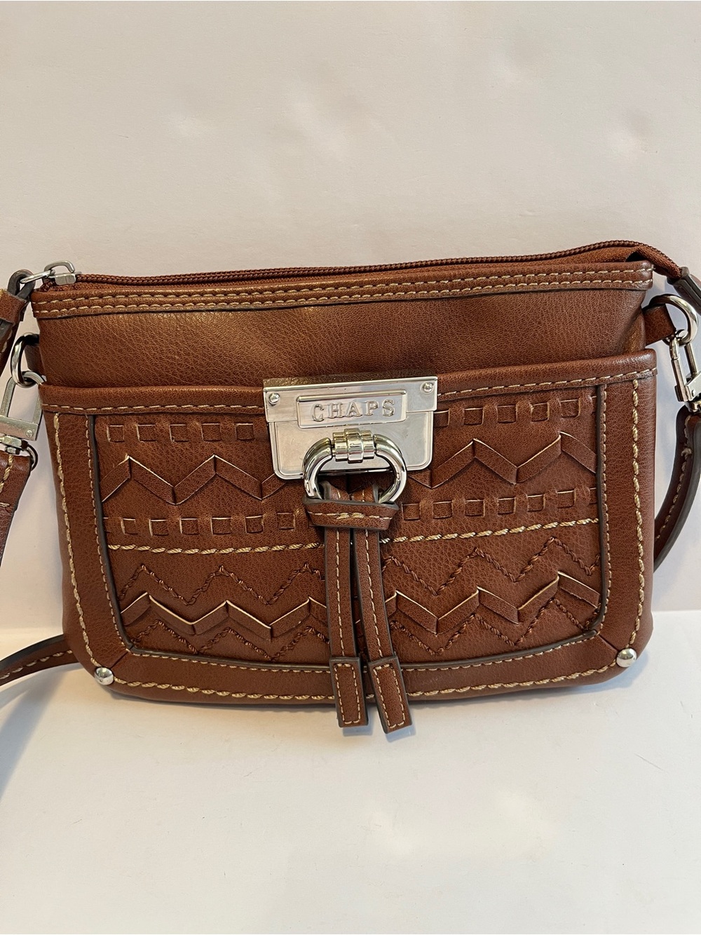 Chaps women Brown mini Crossbody Bag